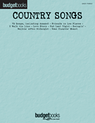 Country Songs piano sheet music cover